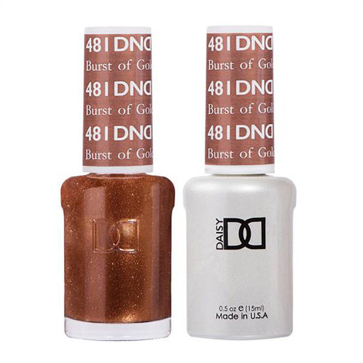 Daisy DND481 Soak Off Gel All In One Set - Burst Of Gold