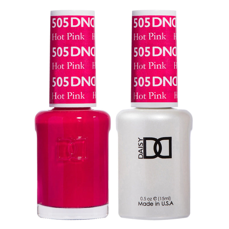 Daisy DND505 Soak Off Gel All In One Set - Hot Pink