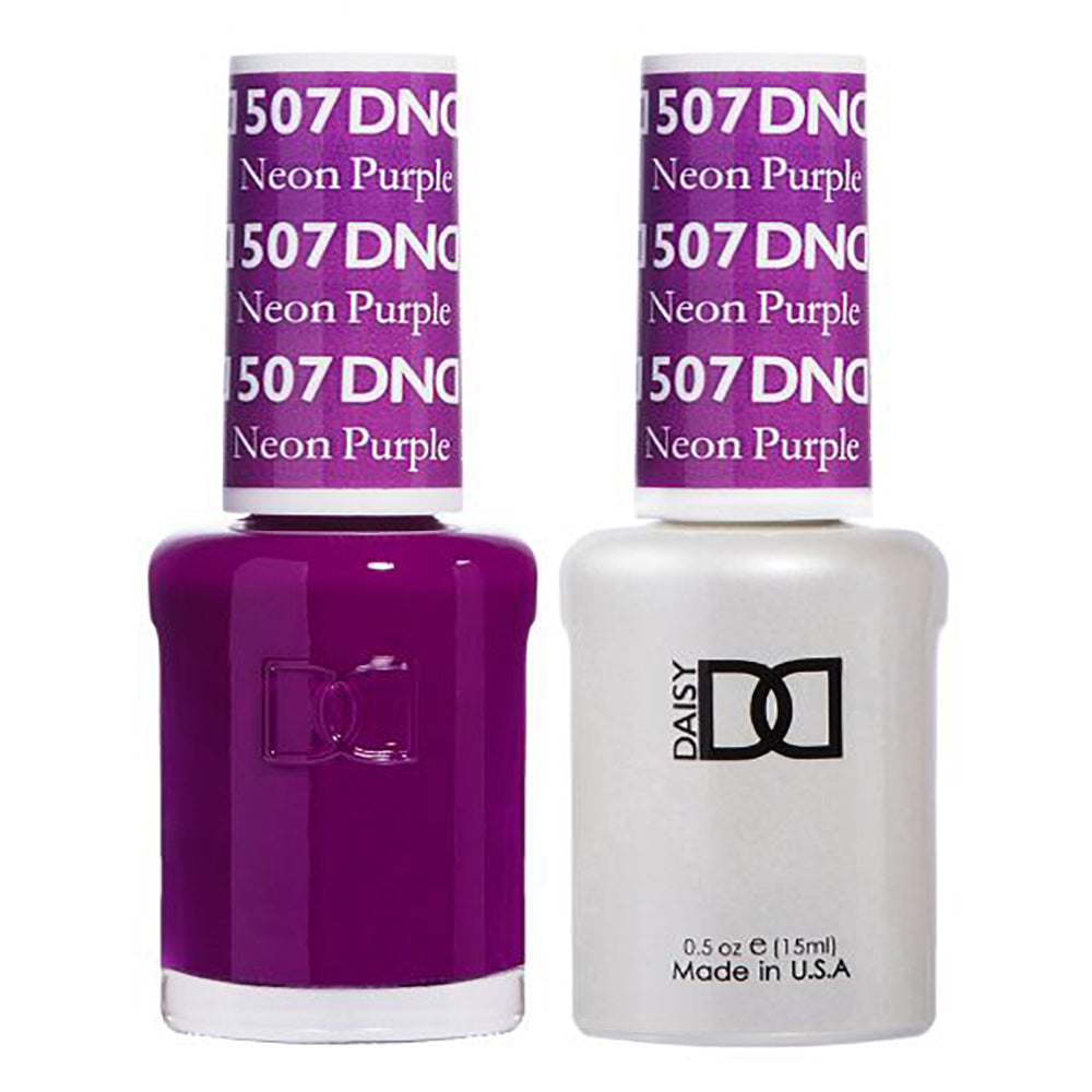 Daisy DND507 Soak Off Gel All In One Set - Neon Purple