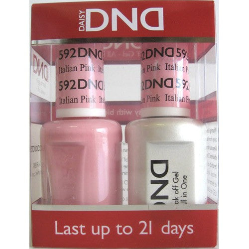 Daisy DND592 Soak Off Gel All In One Set - Italian Pink