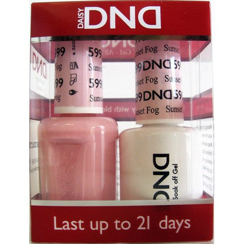 Daisy DND599 Soak Off Gel All In One Set - Sunset Fog