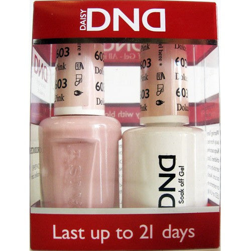 Daisy DND603 Soak Off Gel All In One Set - Dolce Pink