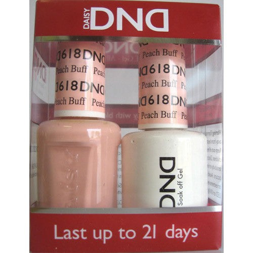Daisy DND618 Soak Off Gel All In One Set - Peach Buff