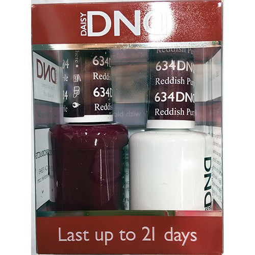 Daisy DND634 Soak Off Gel All In One Set - Reddish Purple