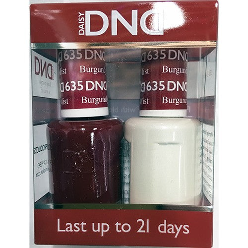 Daisy DND635 Soak Off Gel All In One Set - Burgundy Mist