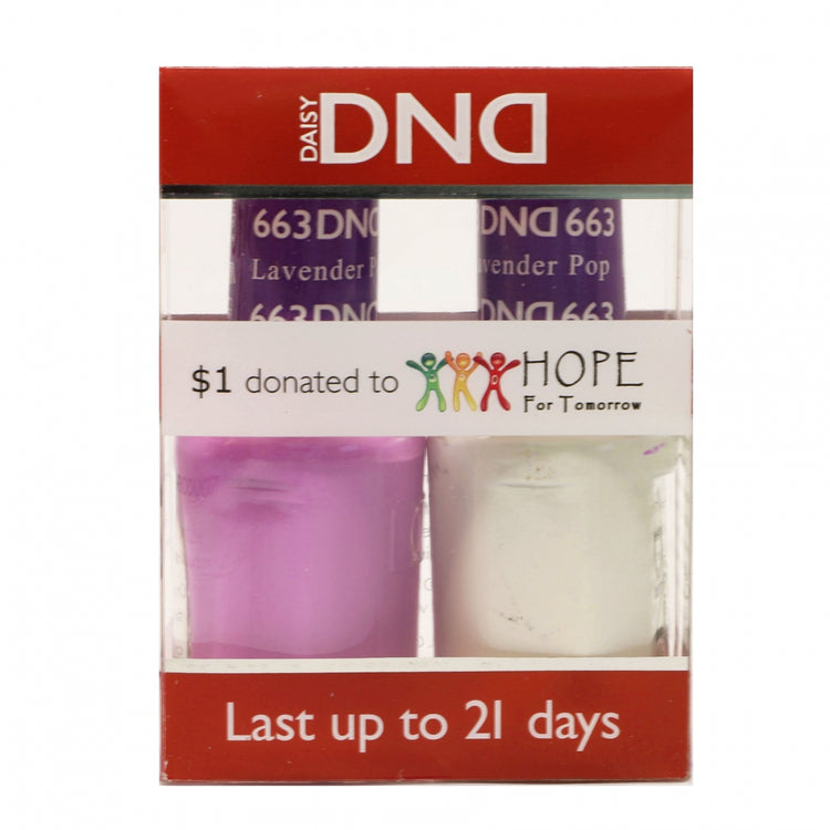 Daisy Soak Off Gel All In One Set - Lavender Pop DND663
