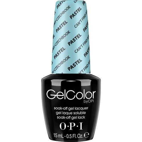 OPI Gelcolor Pastel Can't Find My Czechbook 0.5 floz. GC 101