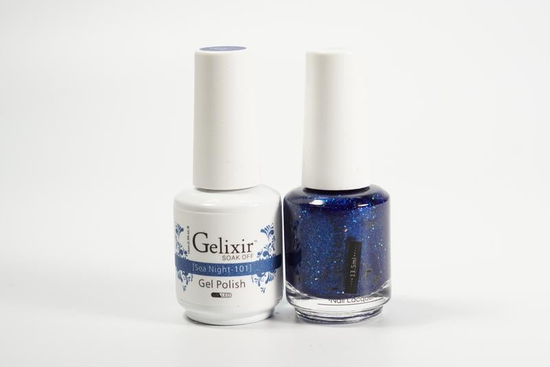 Gelixir Soak Off Gel All In One Set - Sea Night GX101
