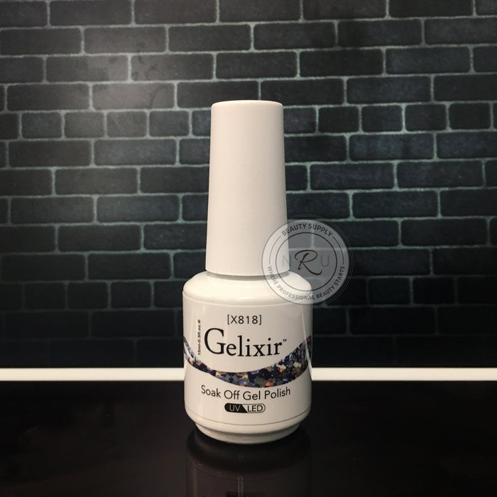 Gelixir Soak Off Gel Polish UV/LED 0.5 fl oz / 15ml - X818