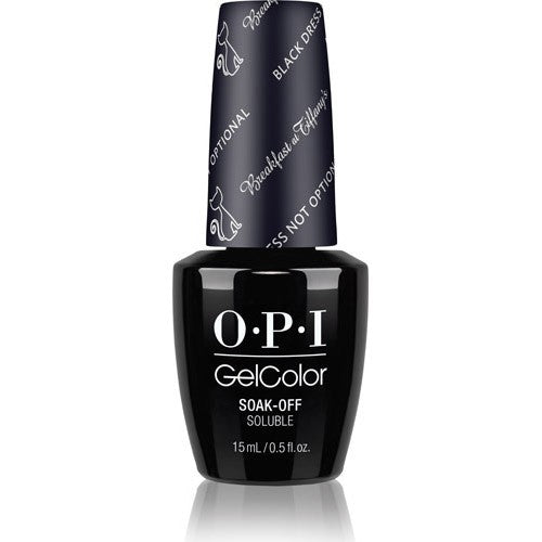 OPI Gelcolor Black Dress Not Optional 0.5 fl oz/15ml HP H03
