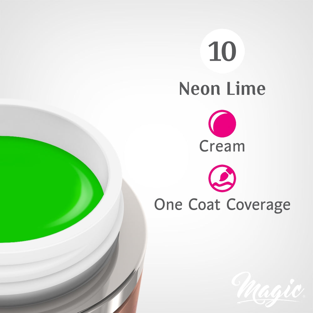 Magic Gel Paints - Neon Lime #10 5ml 36821