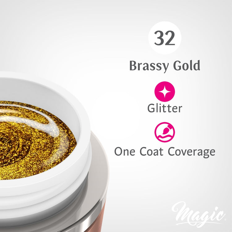 Magic Gel Paints - Brassy Gold #32 5ml 36850