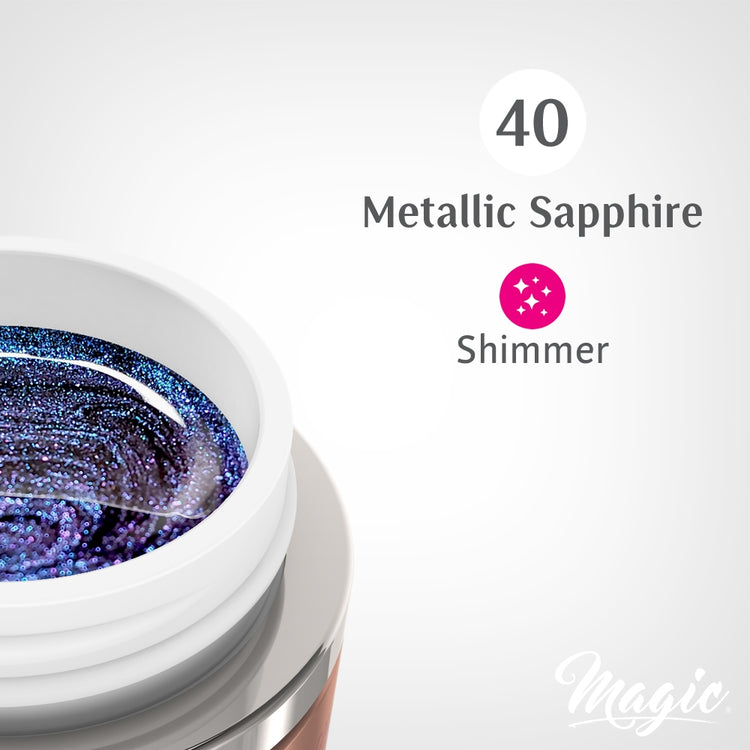 Magic Gel Paints - Metallic Sapphire #40 5ml 36856