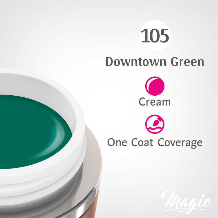 Magic Gel Paints - Downtown Green #105 5ml 36943