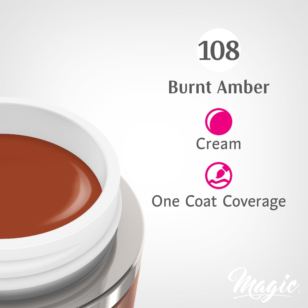 Magic Gel Paints - Burnt Amber #108 5ml 36946