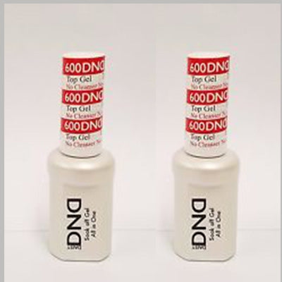 Daisy DND600 Top Gel No Cleanser Soak Off Gel 2PK