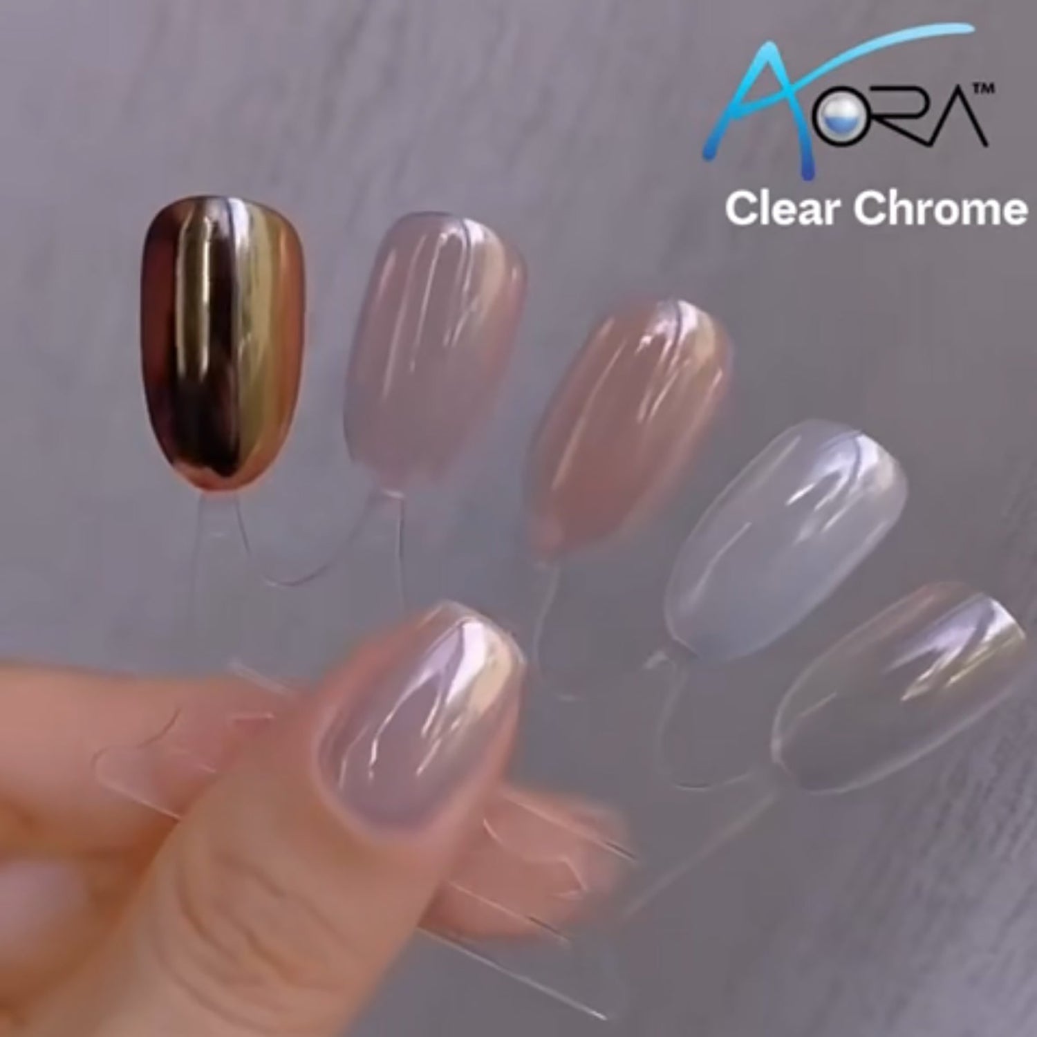 Aora Clear Transparent Chrome 3g 01002
