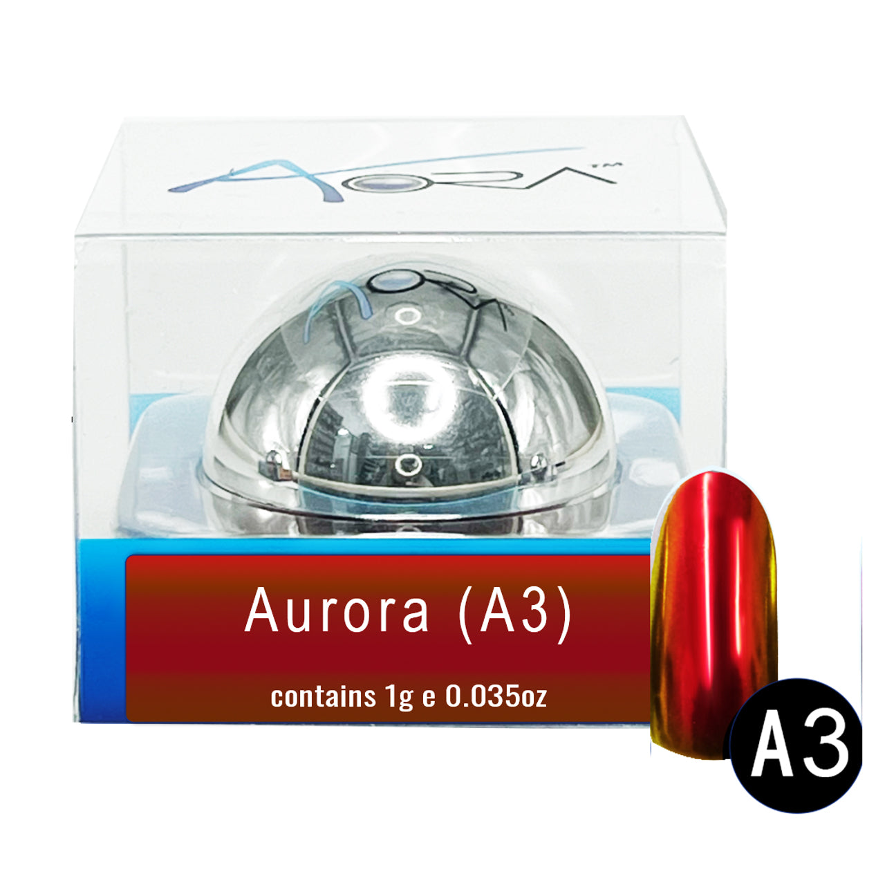 Aora Aurora Chrome Powder 1g - A3 80036