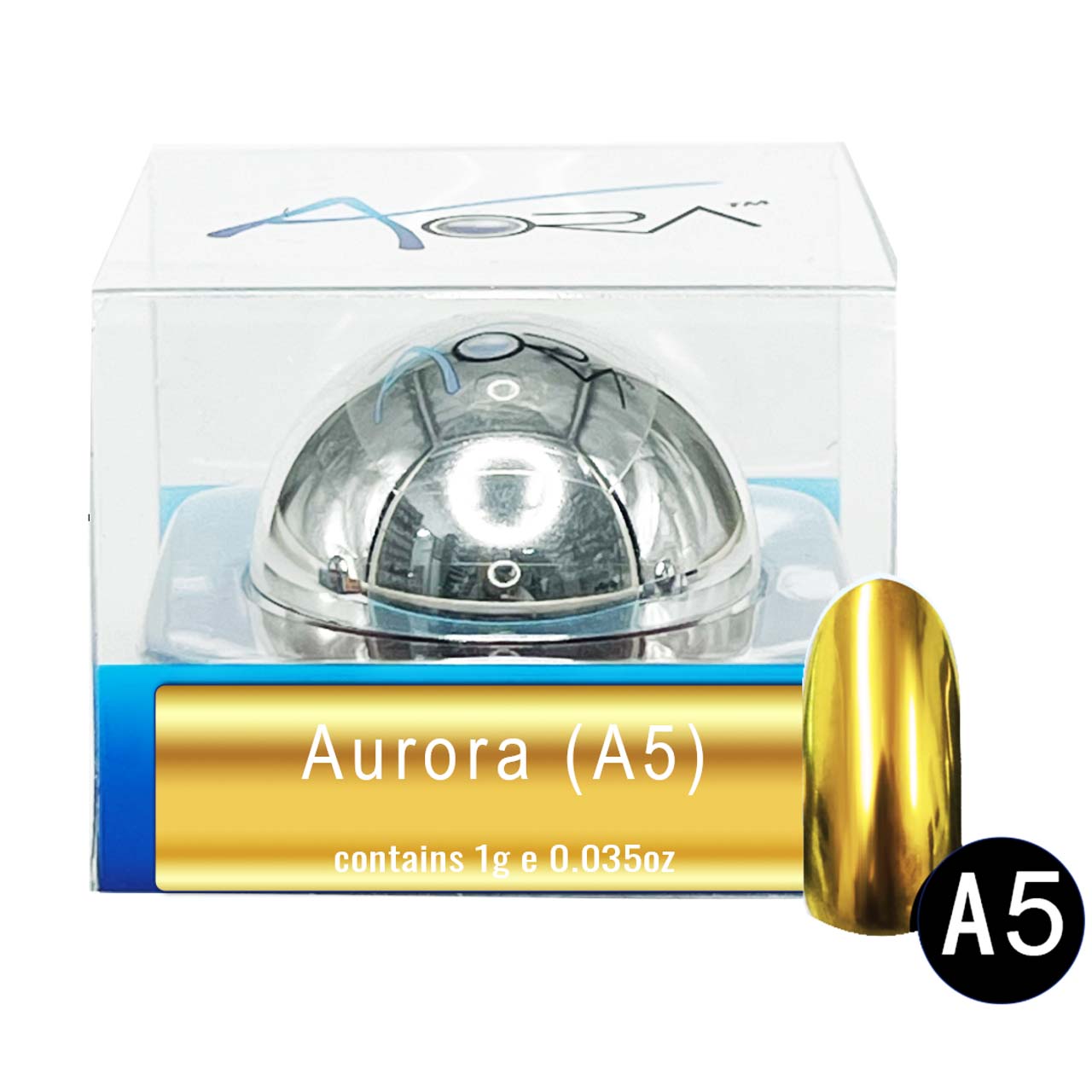 Aora Aurora Chrome Powder 1g - A5 80050
