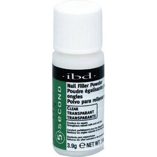 Ibd 5 Second Nail Filler Powder - Clear 3.9 g /0.14 oz 56001