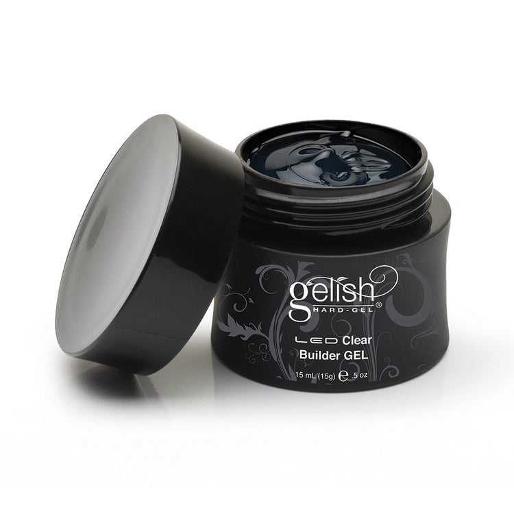 Gelish Hard Gel LED Builder Nail Gel 0.5 oz - Clear 01393