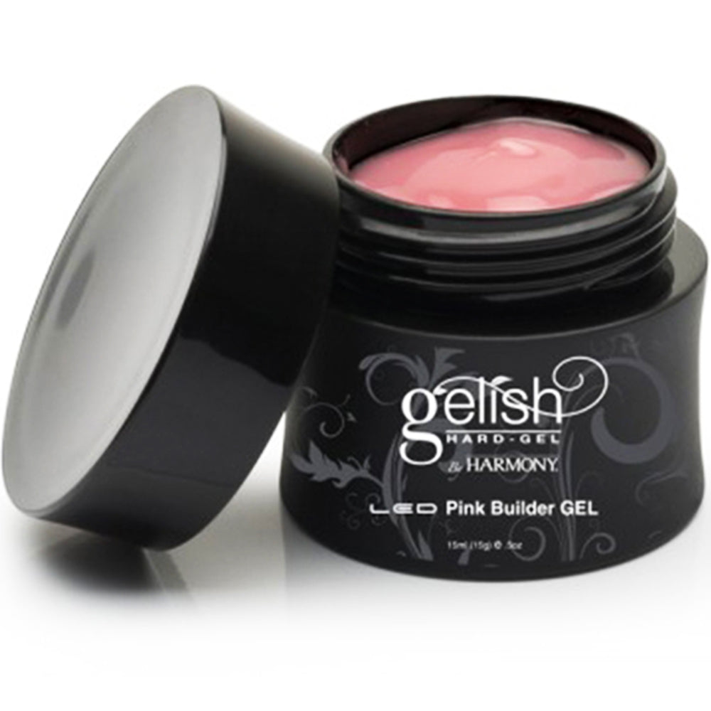 Gelish Hard Gel LED Builder Nail Gel 1.6 oz - Pink 01561