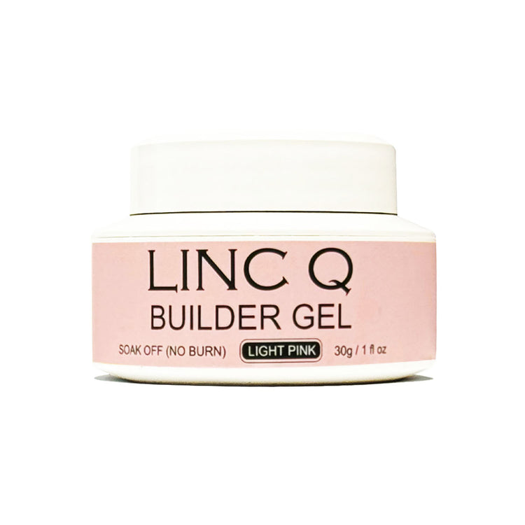 Linc Q No Burn Soak Off Builder Gel 1 fl oz Light Pink 02388