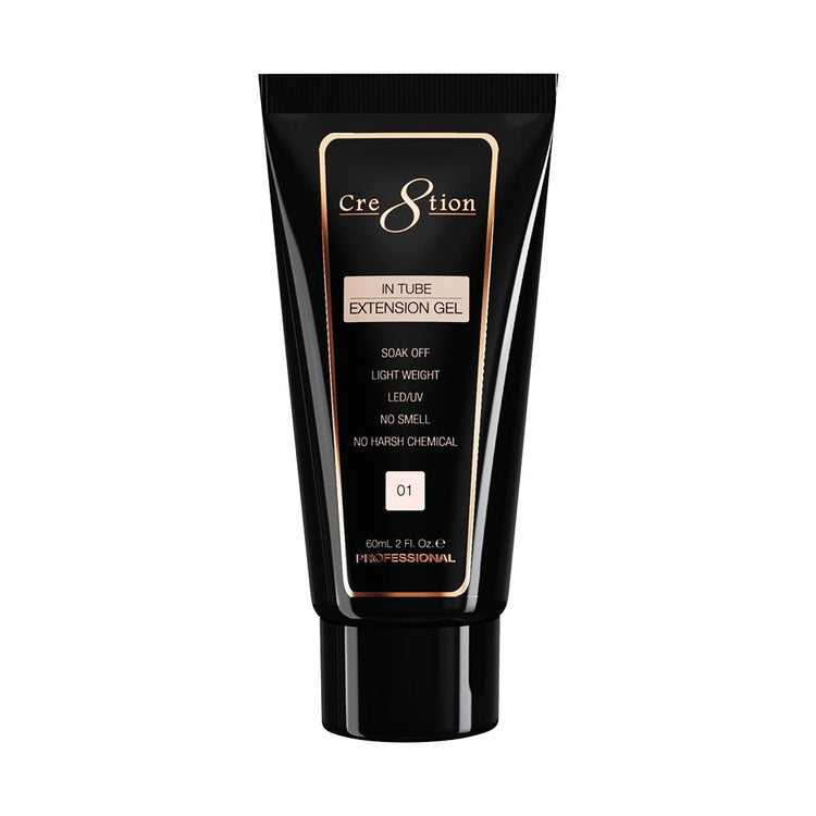 Cre8tion LED/UV Soak Off Extension Gel 2 oz #01 0916-3634