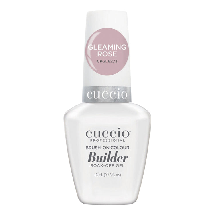 Cuccio LED/UV Brush-On Builder 0.43oz-Gleaming Rose CPGL6273