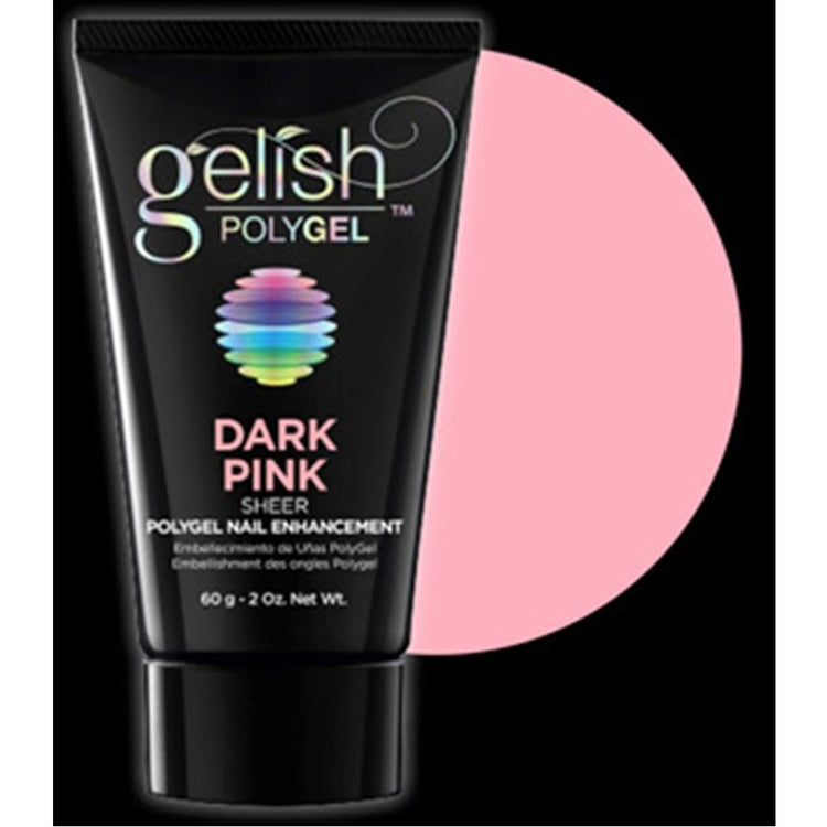 Gelish Polygel 2 fl oz/60g - Dark Pink Sheer - 1712004