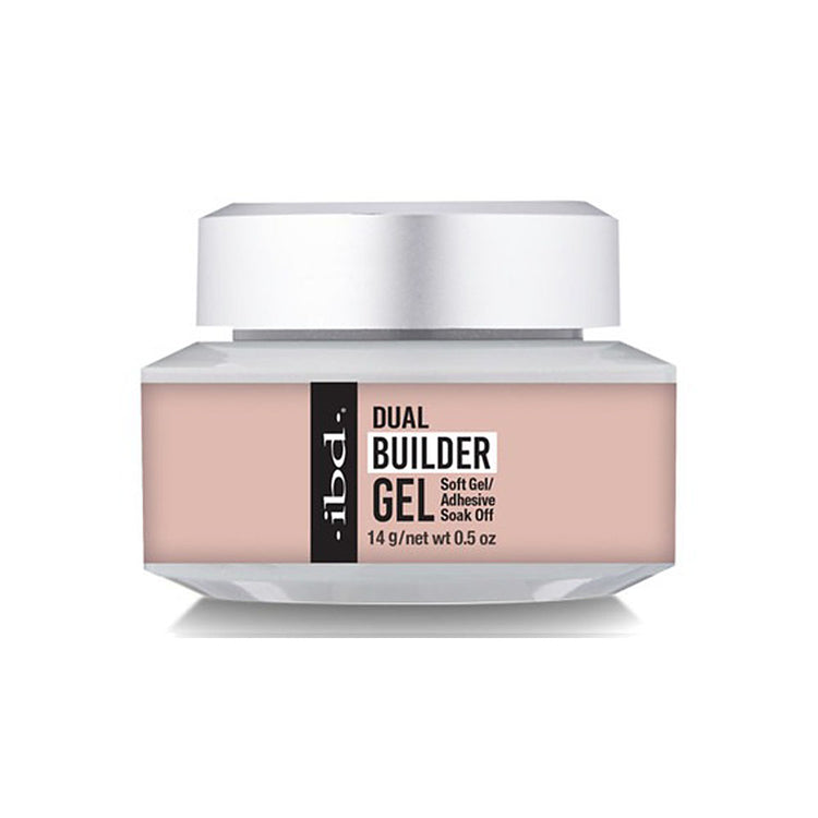 Ibd Soak Off Dual Builder Gel 0.5 fl oz - Barely Nude 36322