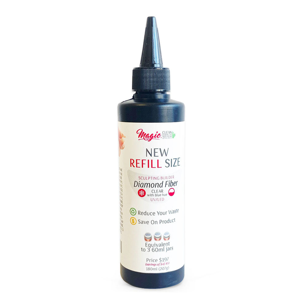 Magic Gel Builder Gels Diamond Fiber Refill 180ml M01054