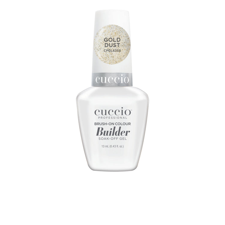 Cuccio LED/UV Brush-On Builder 0.43 oz - Gold Dust CPGL6353