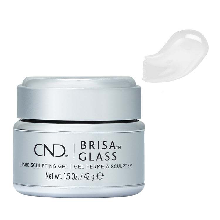 CND Brisa Glass Sculpting Gels Clear 1.5 oz - 42g 08060