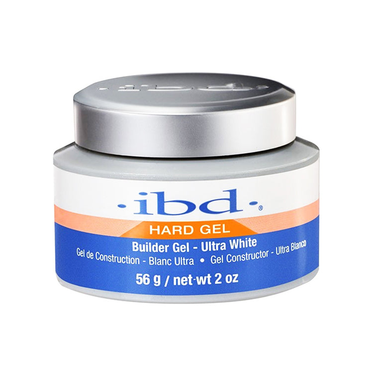 Ibd Hard Gel Builder Gel - Ultra White 2 oz. - 56g #60404