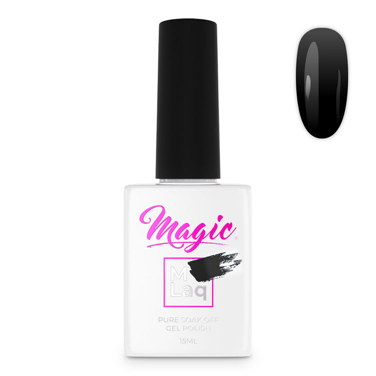 Magic Gel Polish MLaq 15 ml - Carbon Black #1 46806