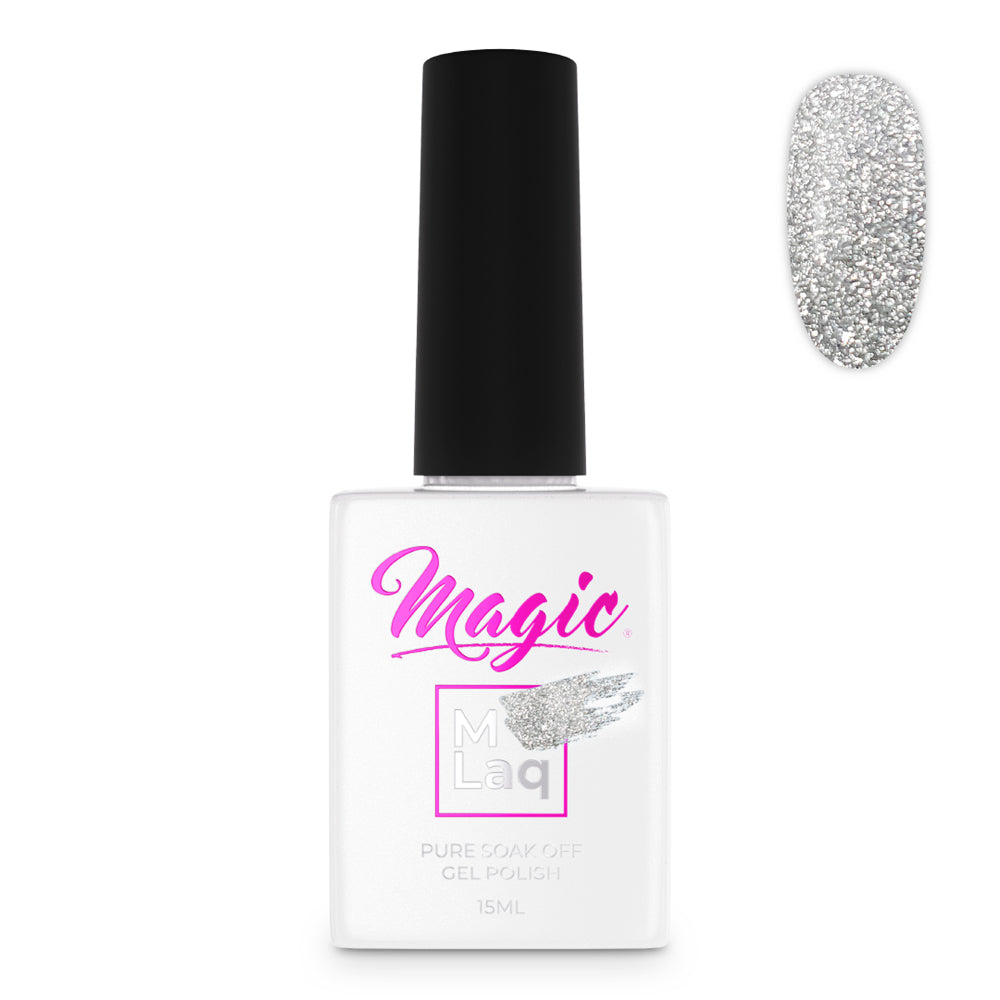 Magic Gel Polish MLaq Silver Lava - #64 15 ml