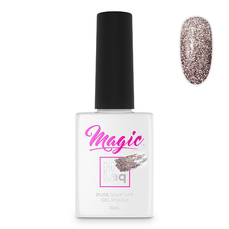 Magic Gel Polish MLaq Reflections Lilac Grey - #90 15 ml