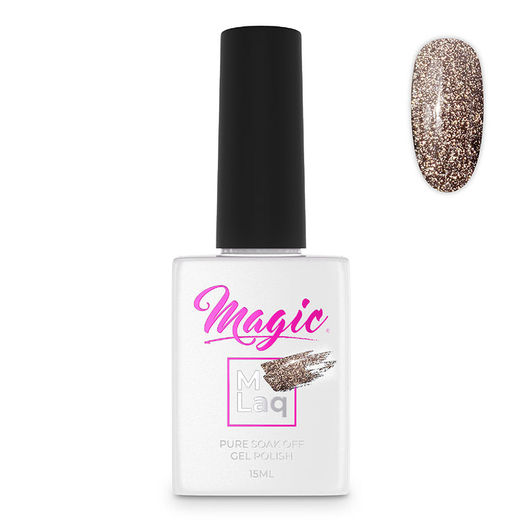 Magic Gel Polish MLaq Reflections Grey Beige - #91 15 ml