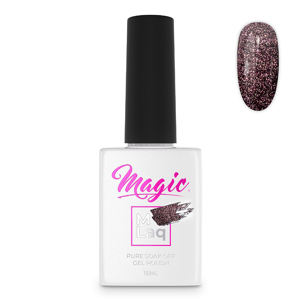 Magic Gel Polish MLaq Reflections Dark Purple - #107 15 ml