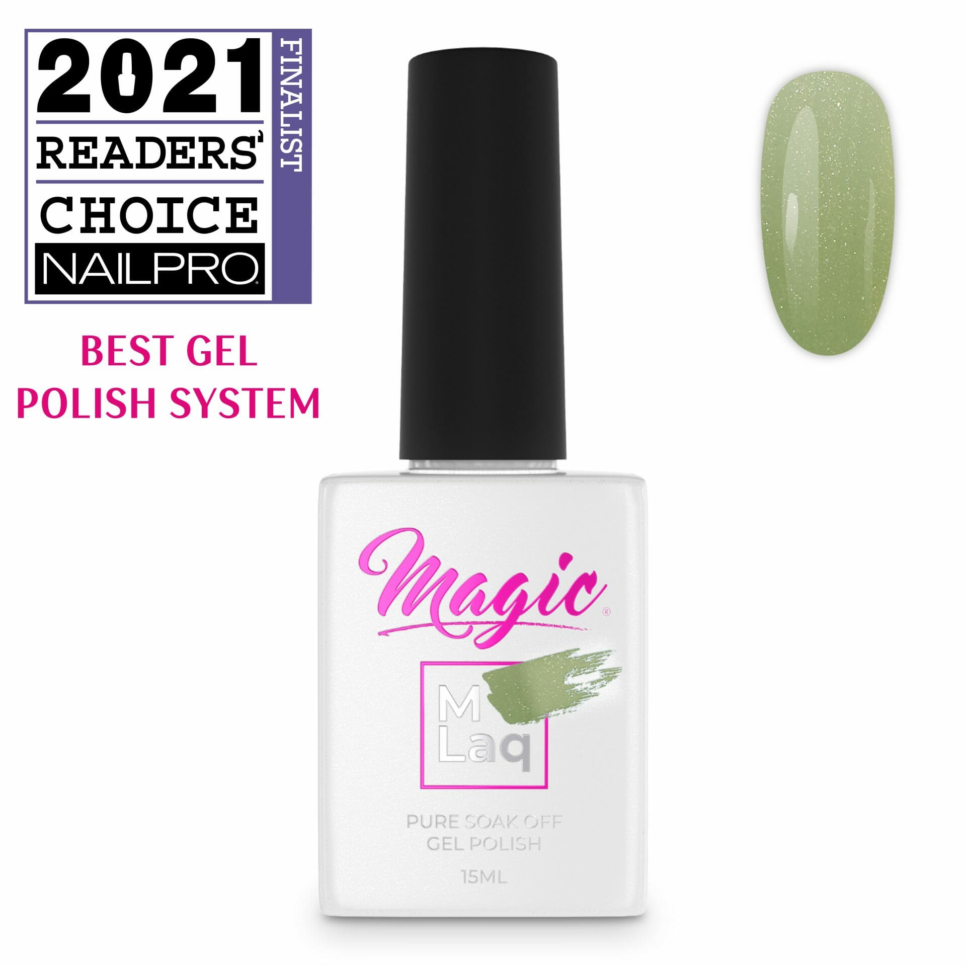 Magic Gel Polish MLaq 15 ml - Willow Shimmer #127