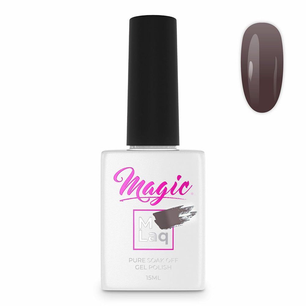 Magic Gel Polish MLaq Deep Brown - #143 15 ml