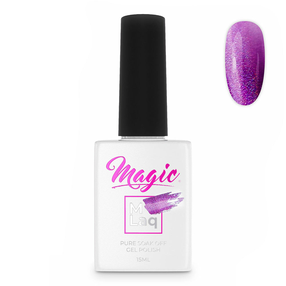 Magic Gel Polish MLaq 15 ml - Purple Halo #153