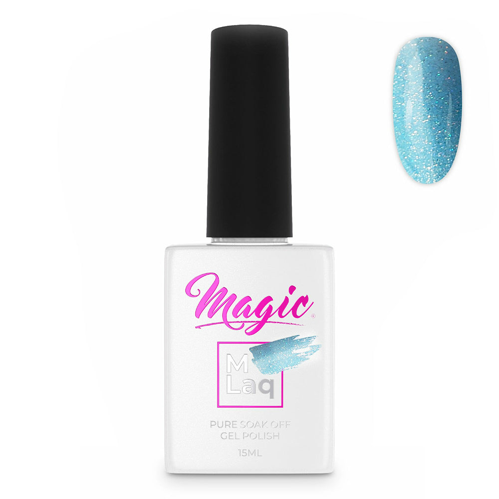 Magic Gel Polish MLaq 15 ml - Frosty Blue #154