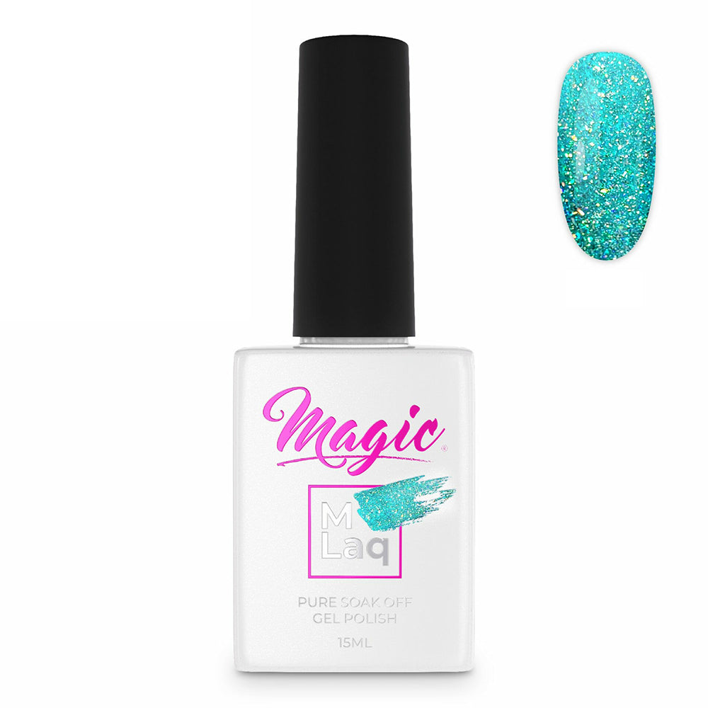 Magic Gel Polish MLaq 15 ml - Teal Aqua #166