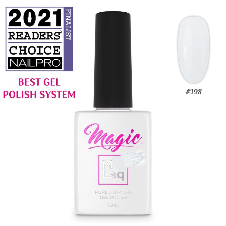 Magic Gel Polish MLaq 15 ml - White Swan #198
