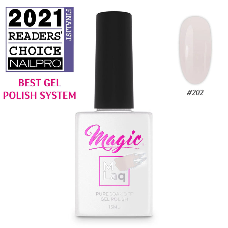 Magic Gel Polish MLaq 15 ml - White Beige #202