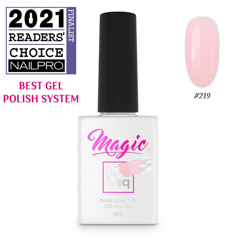 Magic Gel Polish MLaq 15 ml - Secret Pink #219