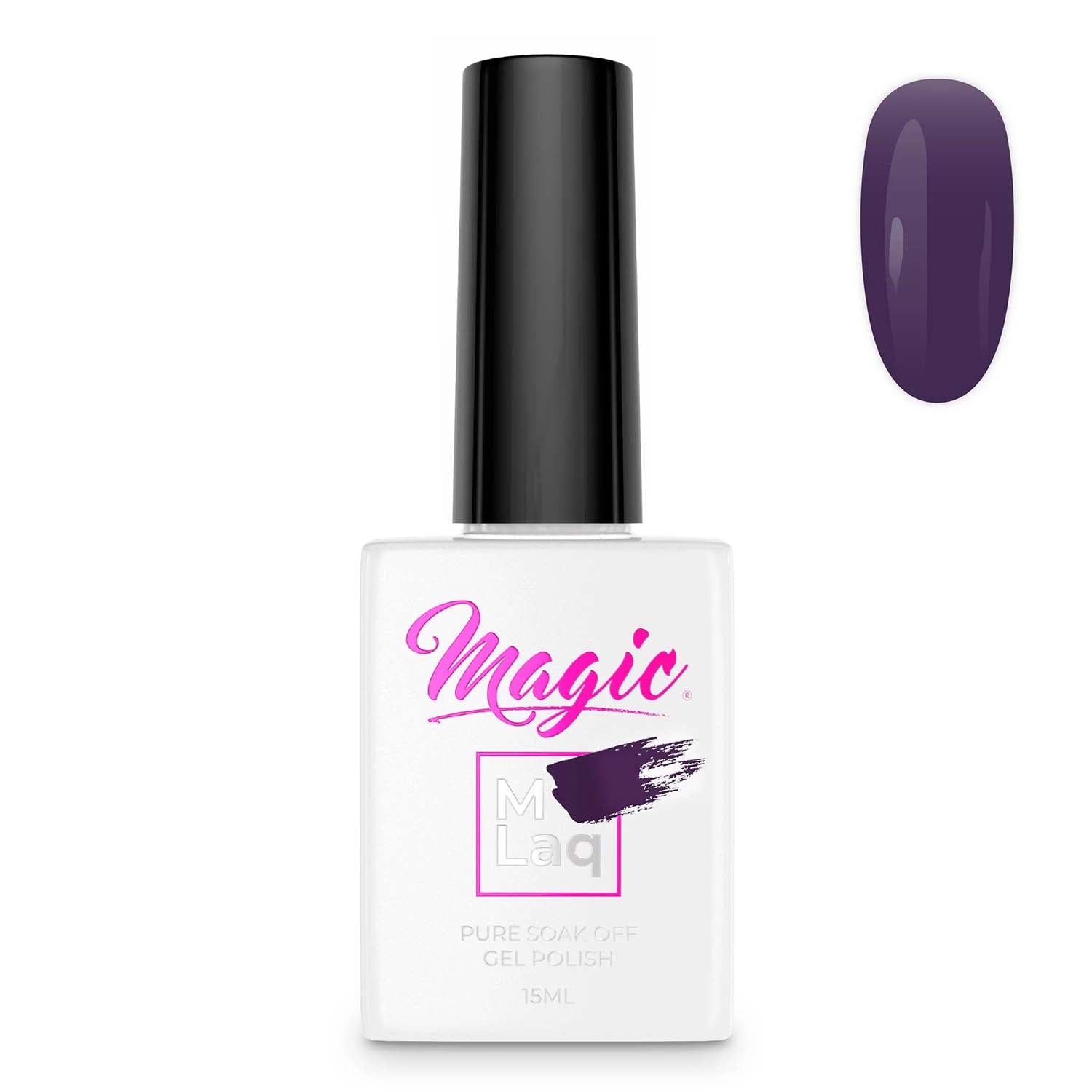 Magic Gel Polish MLaq 15 ml - Smoky Purple #267