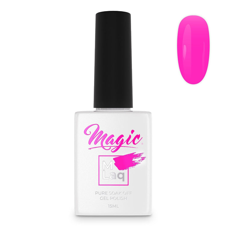 Magic Gel Polish MLaq 15 ml - Neon Pink #275